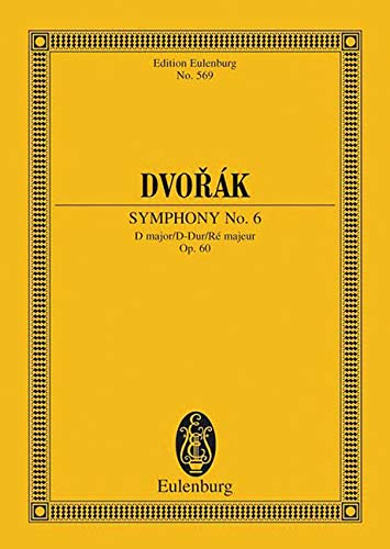 Symphony No. 6 in D Major, Op. 60: Study Score
