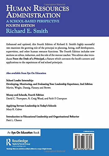 Human Resources Administration: A School Based Perspective