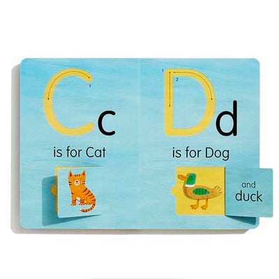A is for Apple: An Interactive Alphabet With Tracks to Trace and Flaps to Flip! (Smart Kids Trace-and-Flip)