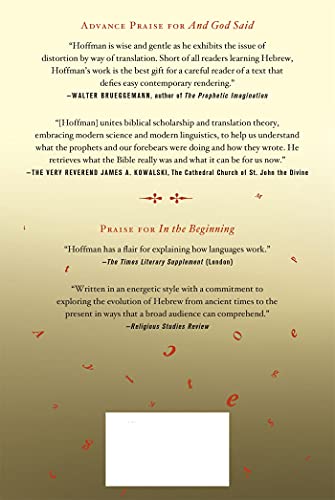And God Said: How Translations Conceal the Bible's Original Meaning