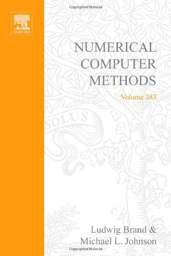 Numerical Computer Methods, Part D (Volume 383) (Methods in Enzymology, Volume 383)