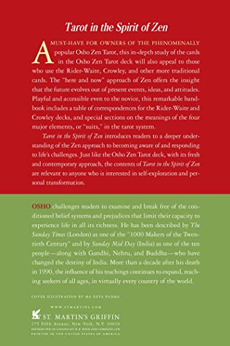 Tarot in the Spirit of Zen: The Game of Life by Osho