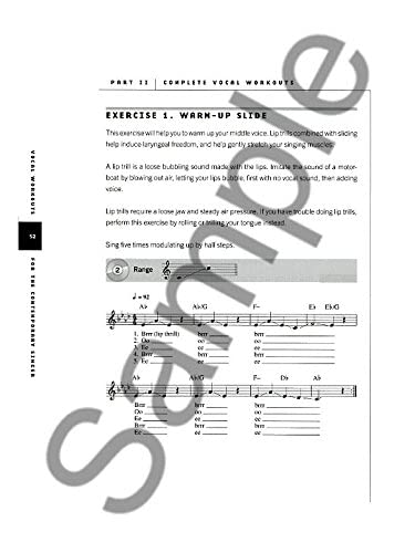 Vocal Workouts for the Contemporary Singer - Vocal Warm-ups, Breathing Exercises, Essential Skills, and More - Book/Online Audio