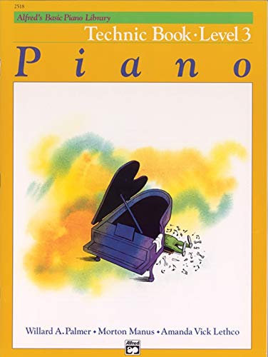 Alfreds Basic Piano Library: Level 3 Books Set (4 Books) - Lesson Book 3, Theory Book 3, Technic Book 3, Recital Book 3