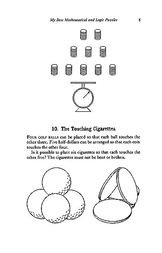 My Best Mathematical and Logic Puzzles (Dover Recreational Math) (Dover Math Games & Puzzles)
