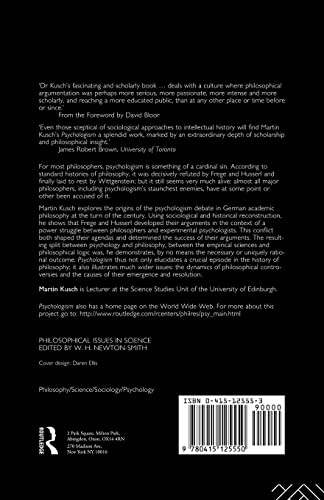 Psychologism: The Sociology of Philosophical Knowledge (Philosophical Issues in Science)
