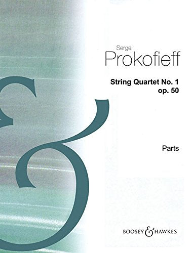 String Quartet No. 1, Op. 50: Set of Parts by Prokofieff, Se