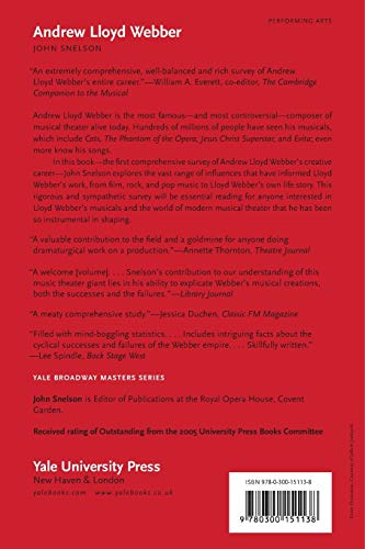 Andrew Lloyd Webber (Yale Broadway Masters Series)
