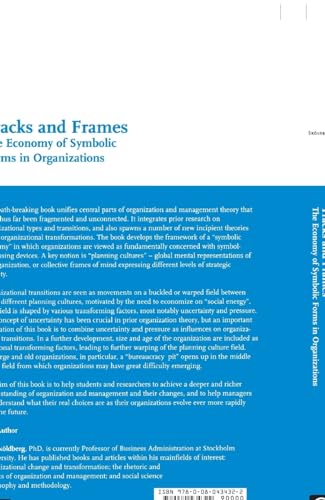 Tracks and Frames (Advanced Series in Management, 1)