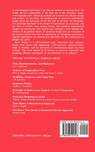 Optimum Experimental Designs (Oxford Statistical Science Series)