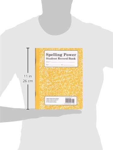 Spelling Power Student Record Book: Yellow