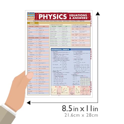 Physics Equations & Answers (Quick Study Academic)