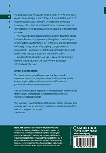 C++ Design Patterns and Derivatives Pricing (Mathematics, Finance and Risk, Series Number 2)