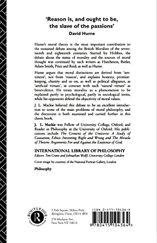Hume's Moral Theory (International Library of Philosophy)