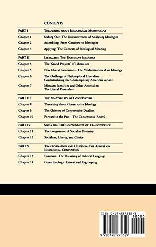 Ideologies and Political Theories: A Conceptual Approach