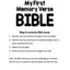 My First Memory Verse Bible