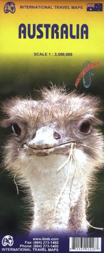 Australia 1:3.5M Travel Map