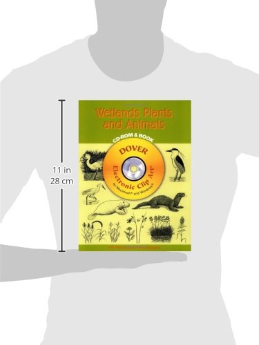 Wetlands Plants and Animals CD-ROM and Book (Dover Electronic Clip Art)