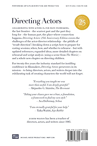 Directing Actors - 25th Anniversary Edition: Creating Memorable Performances for Film and Television