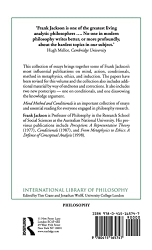 Mind, Method and Conditionals: Selected Papers (International Library of Philosophy)