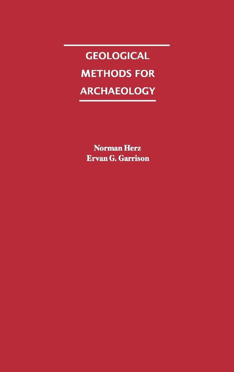 Geological Methods for Archaeology