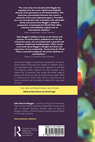 Constructing the World Polity: Essays on International Institutionalisation (New International Relations)