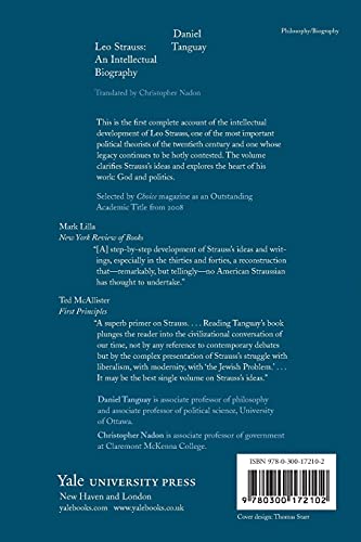 Leo Strauss: An Intellectual Biography