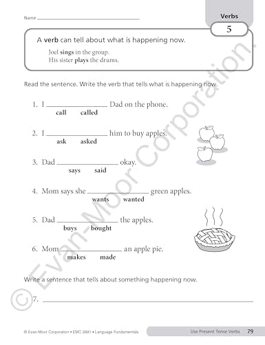 Language Fundamentals, Grade 1