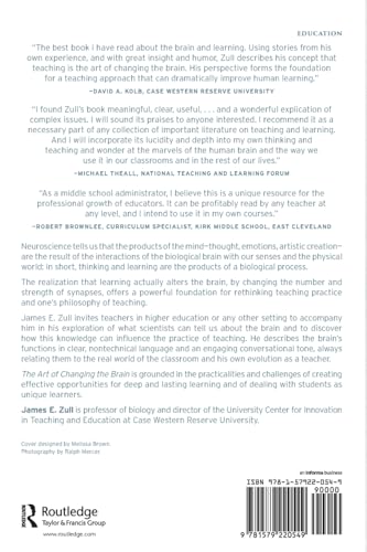 The Art of Changing the Brain — back cover