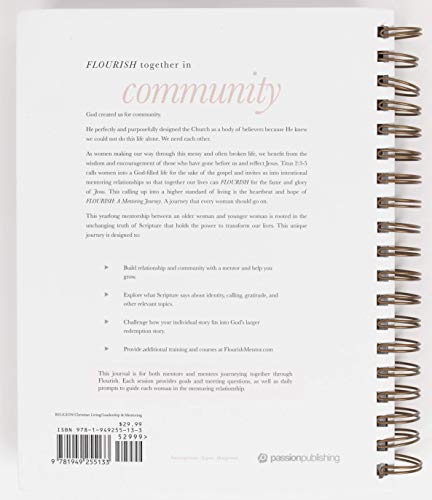 Flourish: A Mentoring Journey - Year One — back cover