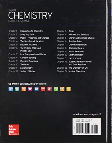 Glencoe Chemistry: Matter and Change, Student Edition by McG