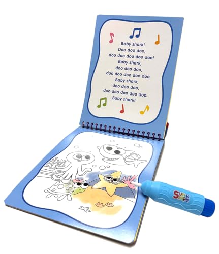 Super Simple Color with Water (Super Simple Kids Coloring Books)