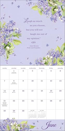 The Quotable Jane Austen 2026 Wall Calendar