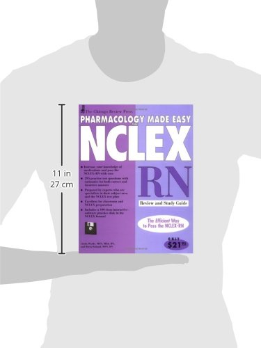 Chicago Review Press Pharmacology Made Easy for NCLEX-RN Review and Study Guide (Pharmacology Made Easy for NCLEX series)