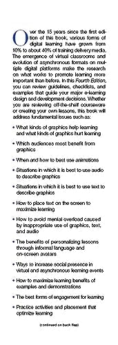E-Learning and the Science of Instruction: Proven Guidelines for Consumers and Designers of Multimedia Learning