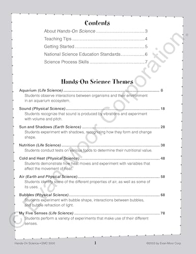 Hands-On Science -- 20 Themes, Grades 1-3