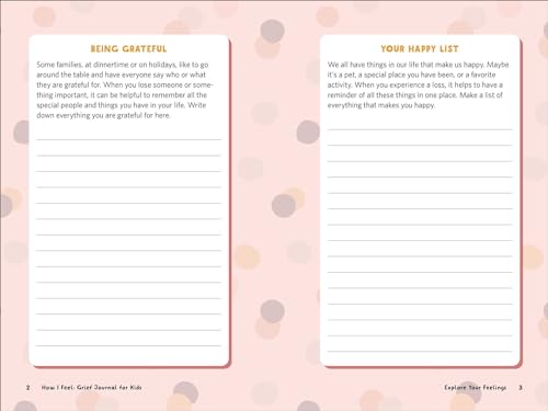How I Feel: Grief Journal for Kids: Guided Prompts to Explore Your Feelings and Find Peace