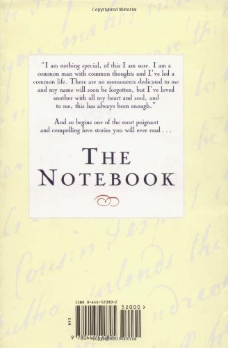 The Notebook — back cover