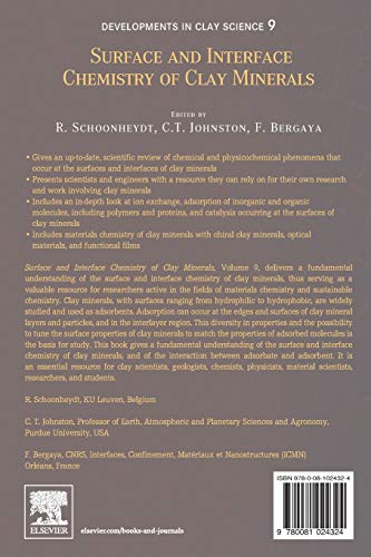 Surface and Interface Chemistry of Clay Minerals (Volume 9) (Developments in Clay Science, Volume 9)