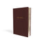 NIV, Reference Bible, Giant Print, Leather-Look, Burgundy, Red Letter, Comfort Print