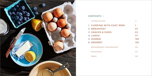 Cast-Iron Camping Cookbook: Easy Skillet Recipes for Outdoor Cooking