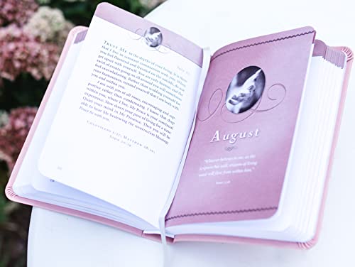 Jesus Calling, Pink Leathersoft, with Scripture References
