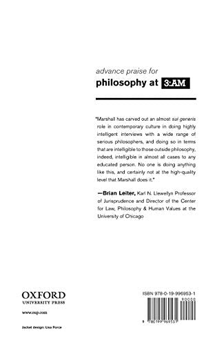 Philosophy at 3:AM: Questions and Answers with 25 Top Philosophers