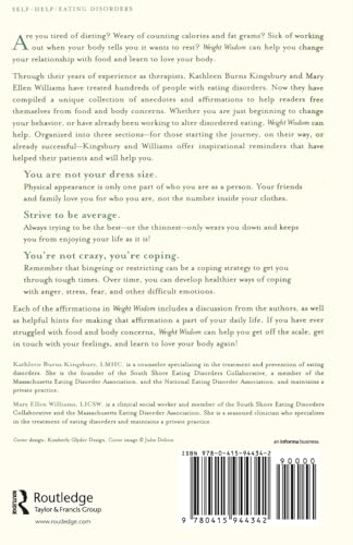 Weight Wisdom — back cover