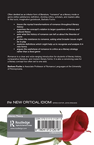 Romance (The New Critical Idiom)