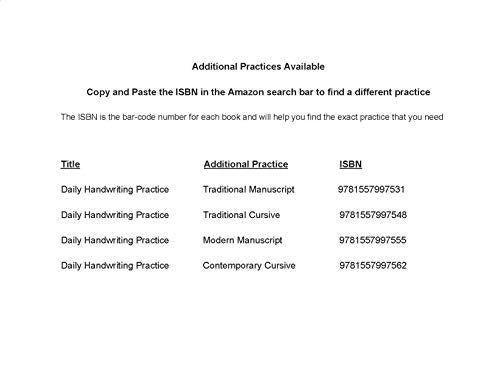 Evan-Moor Daily Handwriting Practice Modern Manuscript, Kindergarten-Grade 6, Homeschooling and Classroom Resource Workbook, Penmanship, Writing, Letter Placement, Spacing, Alphabet Synonyms