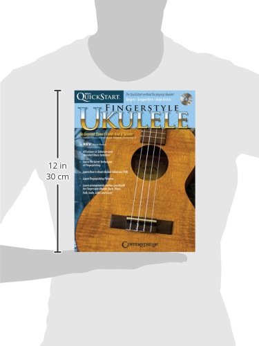 Kev's QuickStart for Fingerstyle Ukulele 1 - Book with Online Audio and Video by Kevin Rones