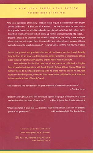 Collected Poems in English — back cover