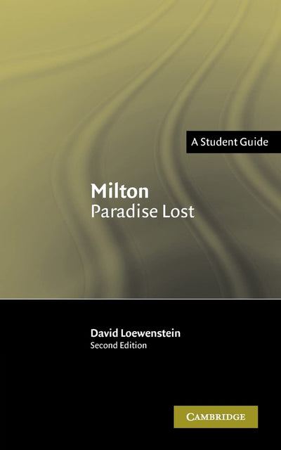 Milton: Paradise Lost (Landmarks of World Literature (New))