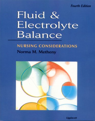 Fluid & Electrolyte Balance: Nursing Considerations